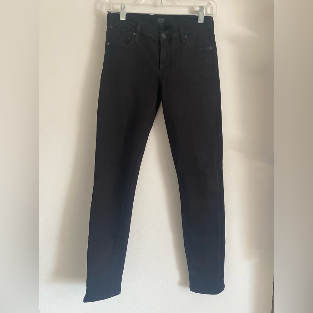 Citizens of humanity avedon 28 black skinny ankle jean